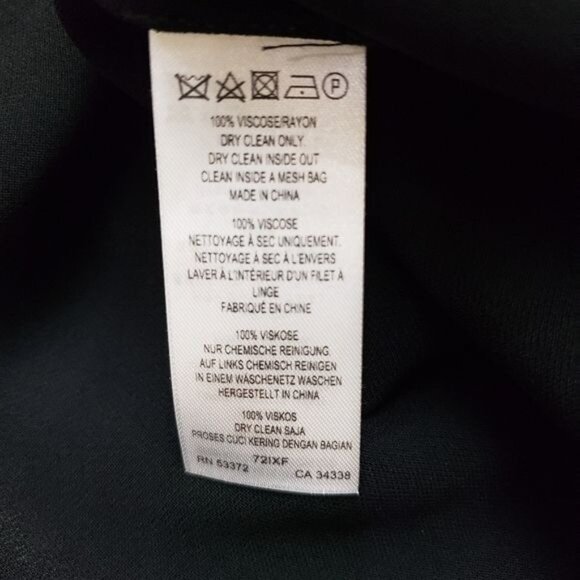 French Connection FT evening dew one shoulder long sleeve top, size 2 - Picture 3 of 9